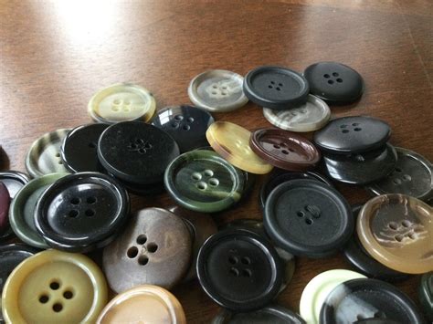 classic rimmed coat button lot vintage replacement button etsy