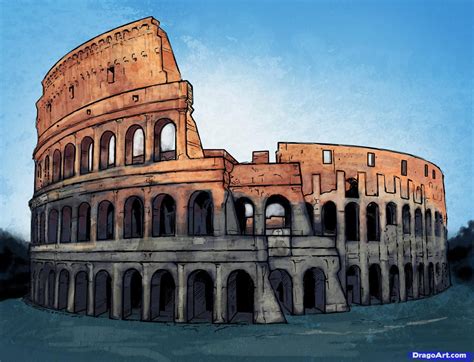 draw  colosseum chapter  architecture drawing art