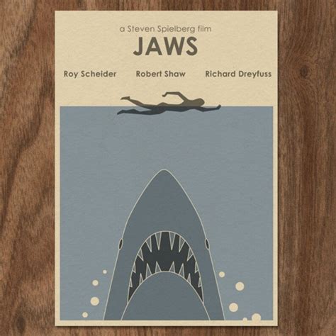 jaws limited edition  print shark week etsy