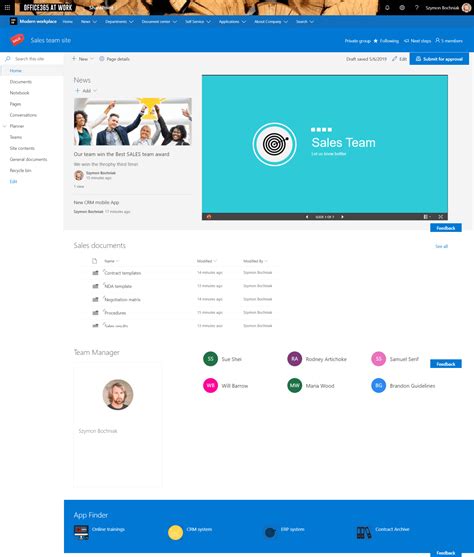 Sharepoint Online As Intranet Create Team Site