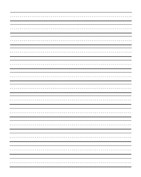 writing paper template st grade printable lined paper