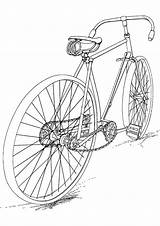 Bicycle Bicicletas Desenhos Printcoloringpages sketch template