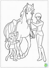 Barbie Coloring Horse Pages Pony Colouring Tale Dinokids Sisters Print Her Chelsea Girls Cheval sketch template