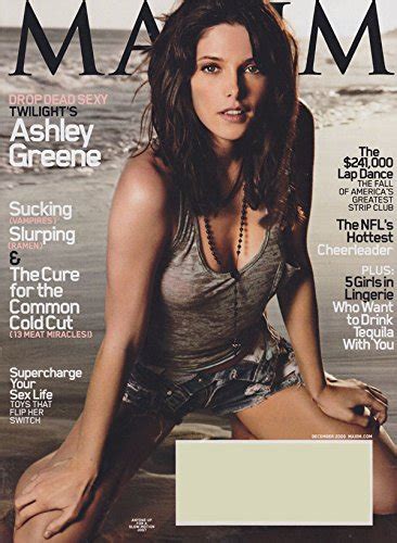 maxim december 2009 ashley greene twilight on cover supercharge your