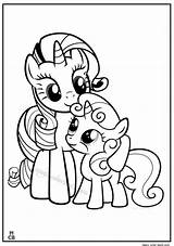 Pony Little Pages Coloring Magic Friendship Rarity Getcolorings Color Getdrawings Colorings Colorir Para sketch template