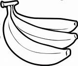 Banana Bananas Bunch Prontas Sheets Alphabet sketch template