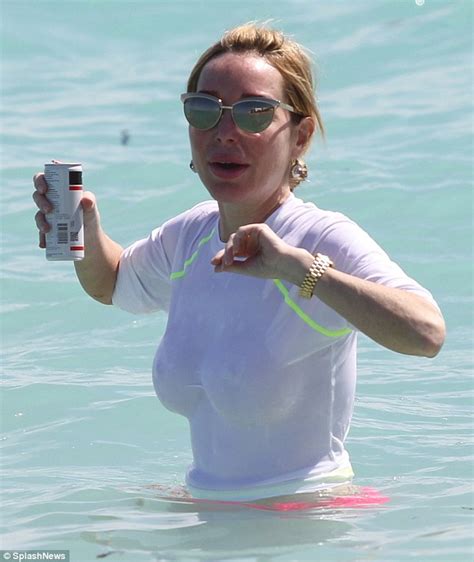 Marysol Patton Hits Miami Beach Braless In A See Through