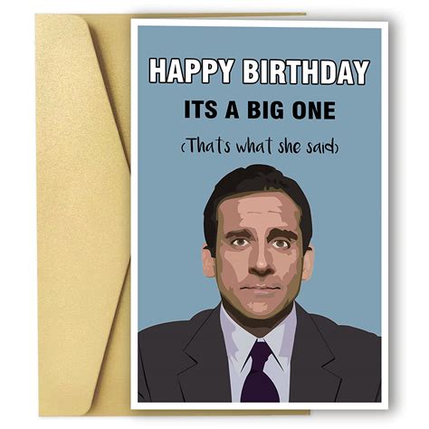 office birthday card