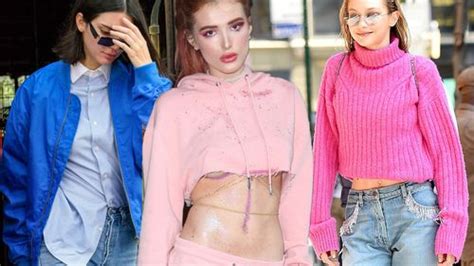 Kendall Jenner Gigi Hadid And Bella Thorne Treat The Streets Like A