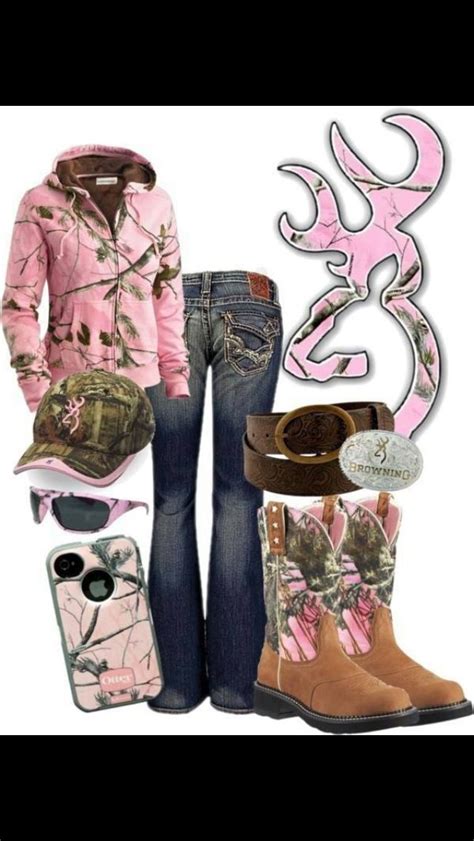 browning in pink camo country outfits clothes country