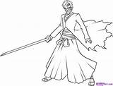 Bleach Coloring Pages Ichigo Printable Color Downloadable Documents Popular Getcolorings Getdrawings Coloringhome sketch template