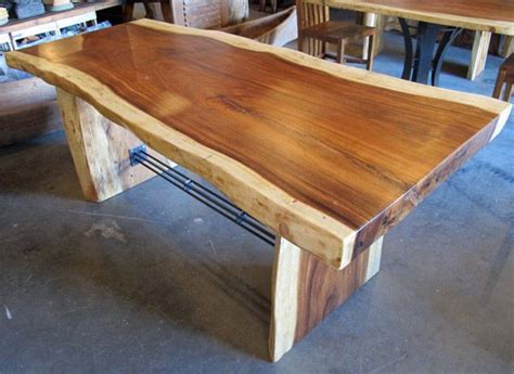 boise company natural edge dining table  bar stock