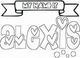 Coloring Name Pages Emma Names Own Make Alexis Girls Personalized Printable Bubble Letters Drawing Cool Print Color Create Getdrawings Getcolorings sketch template