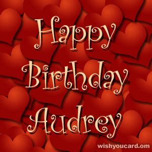 happy birthday audrey   cards