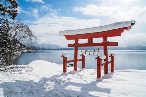 study japanese   enchanting winter wonderland  rural northern