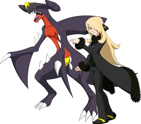 Beyblade Style Cynthia And Garchomp By Lucarioshirona On