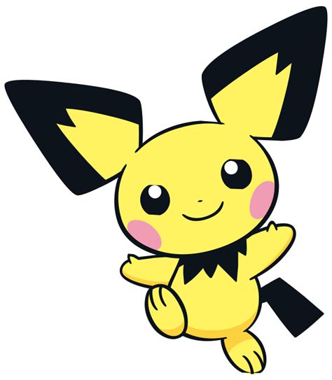 pichu official artwork gallery pokemon