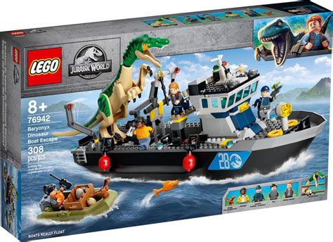 lego jurassic world set includes aquatic dinosaur