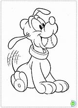 Coloring Pages Pluto Mickey Mouse Disney Baby Christmas Dinokids Printable Getcolorings Getdrawings Close Drawing Colorings sketch template