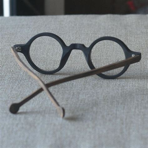 Round Eyeglasses Men S Retro Vintage 1960 S Glasses Black