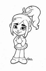 Ralph Vanellope Detona Para Colorir Disney Wreck Coloring Imprimir Desenhos Da Pages Schweetz Von Imagens Desenhar Girl Sketches Crianças sketch template