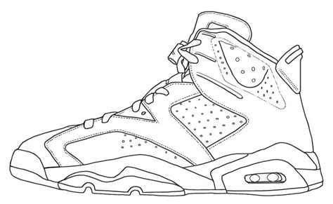 jordan coloring pages  sneakers drawing shoes drawing jordan shoes