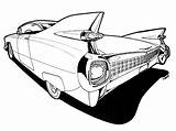 Cadillac Coloring Eldorado Escalade Deville Sketchite Getdrawings sketch template