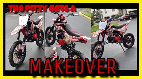 pit bike   makeover youtube