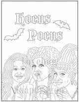 Hocus Pocus Instant Witches sketch template