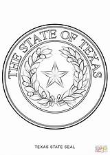 Texas State Coloring Pages Symbols Seal American Printable Native Clip Drawing Patriotic University Library Getdrawings Comments sketch template
