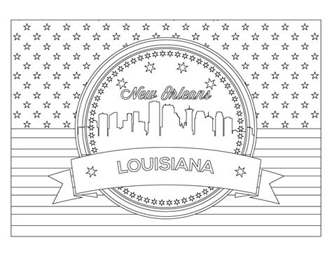 orleans coloring book coloring pages