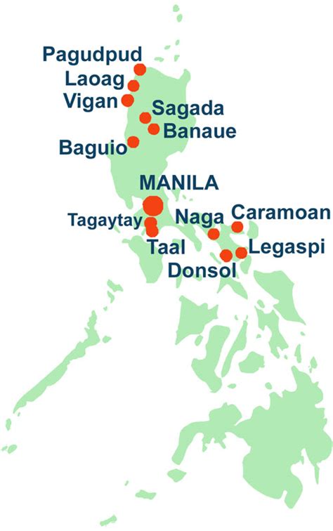 North And South Luzon Philippine Islands Heritage Tour Itinerary