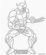 Wolverine Coloring Pages Kids Printable Cartoon Cool2bkids Colouring Print Getdrawings Animal Marvel sketch template