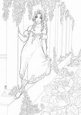 Aerith Grown sketch template