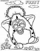 Furby sketch template