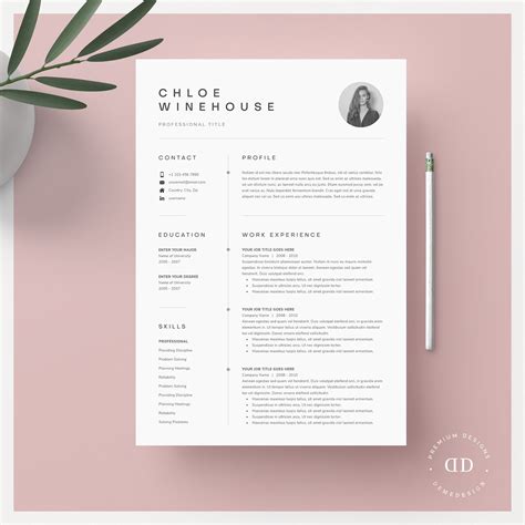 word resume and cover letter template creative cover letter templates