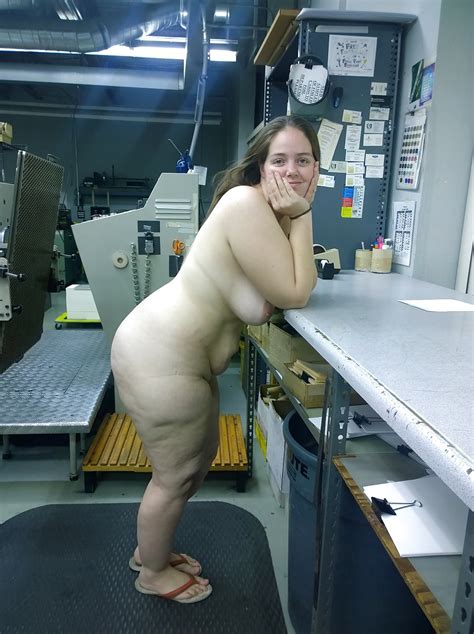 Bbw Public Nudity Butt Naked In The Workplace 21 Pics