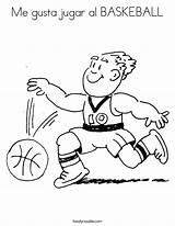 Coloring Gusta Baskeball Jugar Al Basketball Player Built California Usa Twistynoodle Noodle sketch template