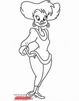 Coloring Goof Pages Troop Peg Hip Disneyclips Standing Hand Her sketch template