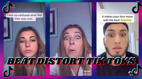 new beat distort tik tok trend your face moves with