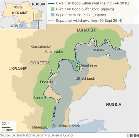 ukraine crisis in maps bbc news