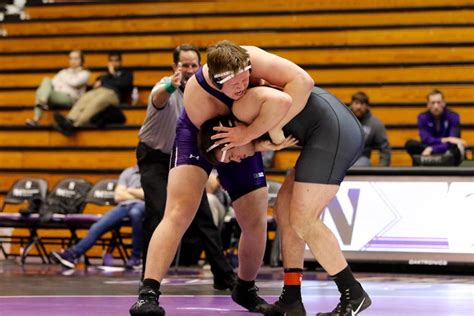 wrestling northwesterns   lineup secures fate  purdue loss