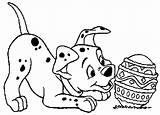 Coloring Pages Disney Easter Cute Puppy Dog Eggs Animal Dalmatian Printable Sheets Bunny Print Color Boys Colorings Spring Getdrawings Choose sketch template