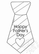 Fathers Necktie Coloringpage sketch template