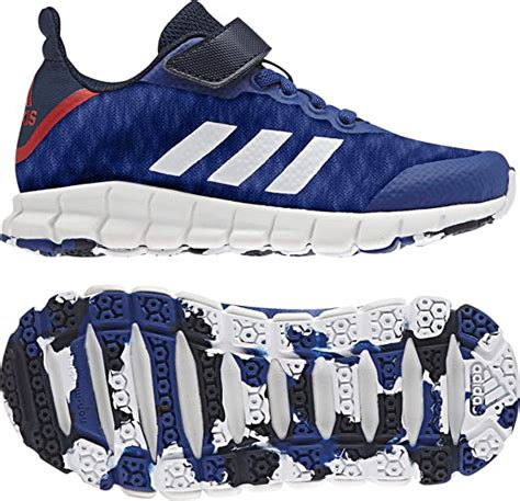 adidas kids boys training shoes rapidaflex ortholite running blue ba eu  uk