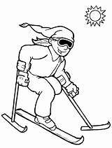 Coloring Pages Disabilities Kids Sports People Color Athletics Printable Athletes Disability Skiing Sheets Special Advertisement Met sketch template