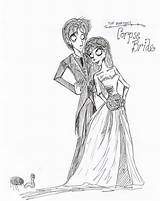 Corpse Bride Tim Burton Coloring Pages Deviantart Sketches Alice Halloween Books Amazon Adult Drawings Popular Favourites Add sketch template