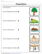 prepositions worksheets   preposition worksheets kindergarten