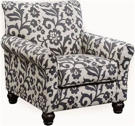 clea floral pattern accent chair  furniture  america coleman
