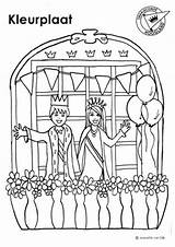 Koningsdag Kleurplaten sketch template